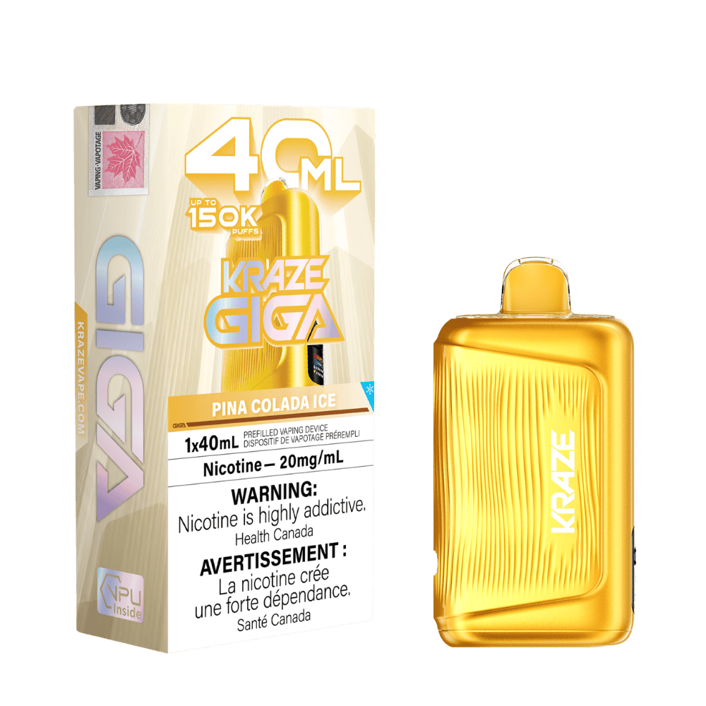 Kraze Giga 150k Pina Colada Ice disposable vape