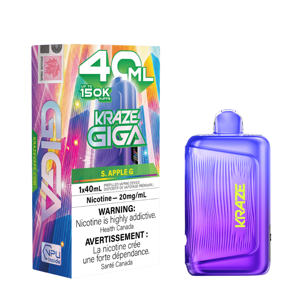 Kraze Giga 150k S Apple G disposable vape
