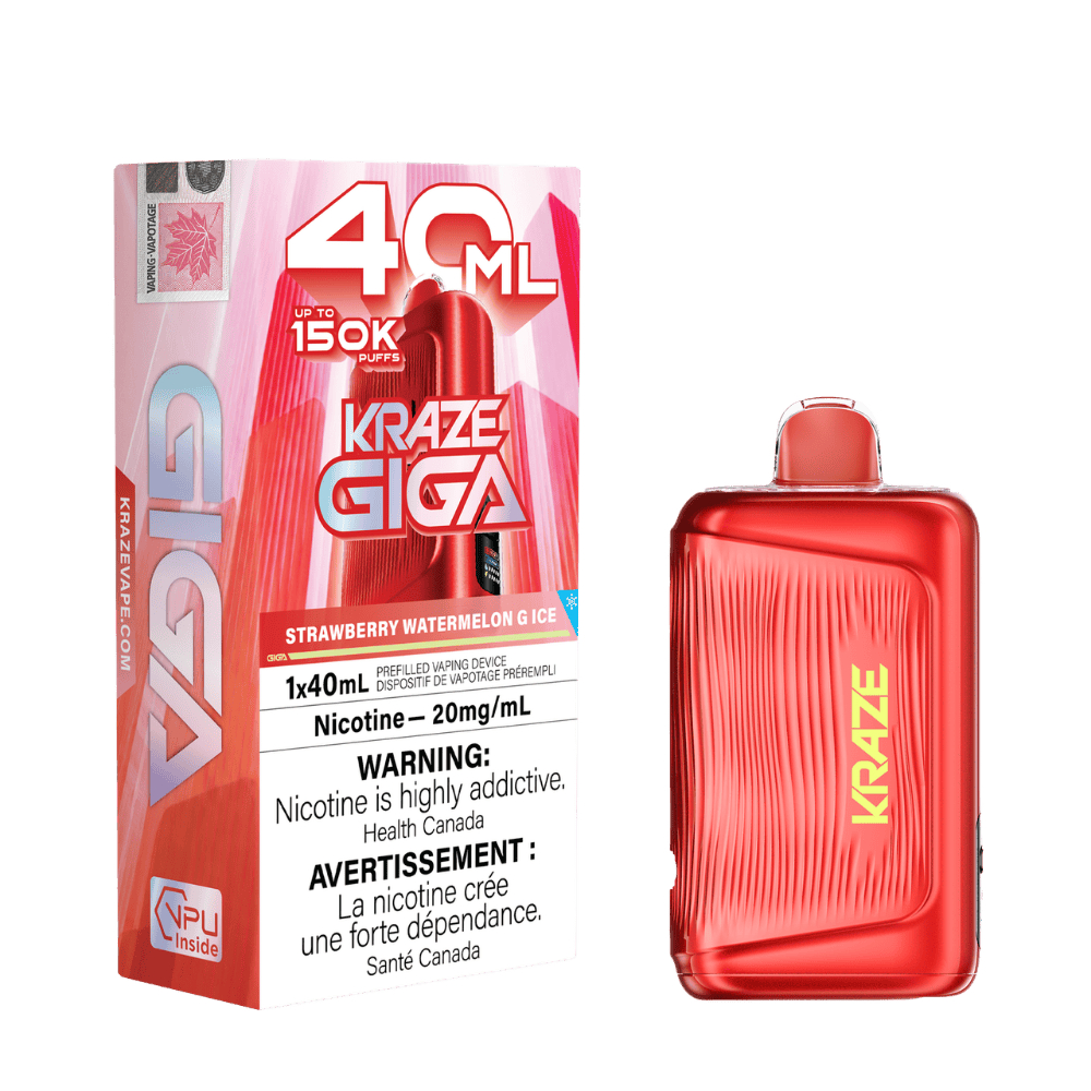 Kraze Giga 150k Strawberry Watermelon G Ice disposable vape