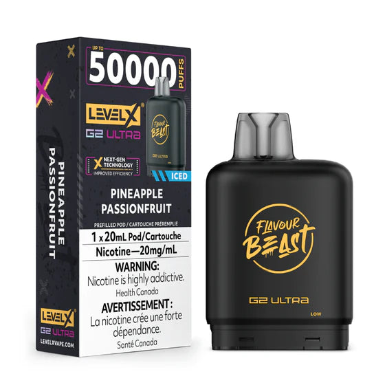 Flavour Beast Level X 50k Pineapple Passionfruit