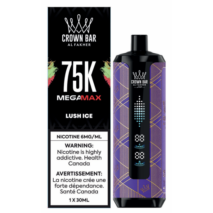Crown Bar Mega Max 75k. Lush Ice