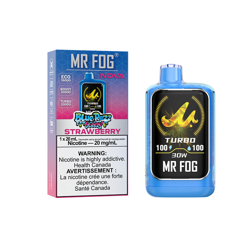 Mr Fog Blue Steezy Strawberry