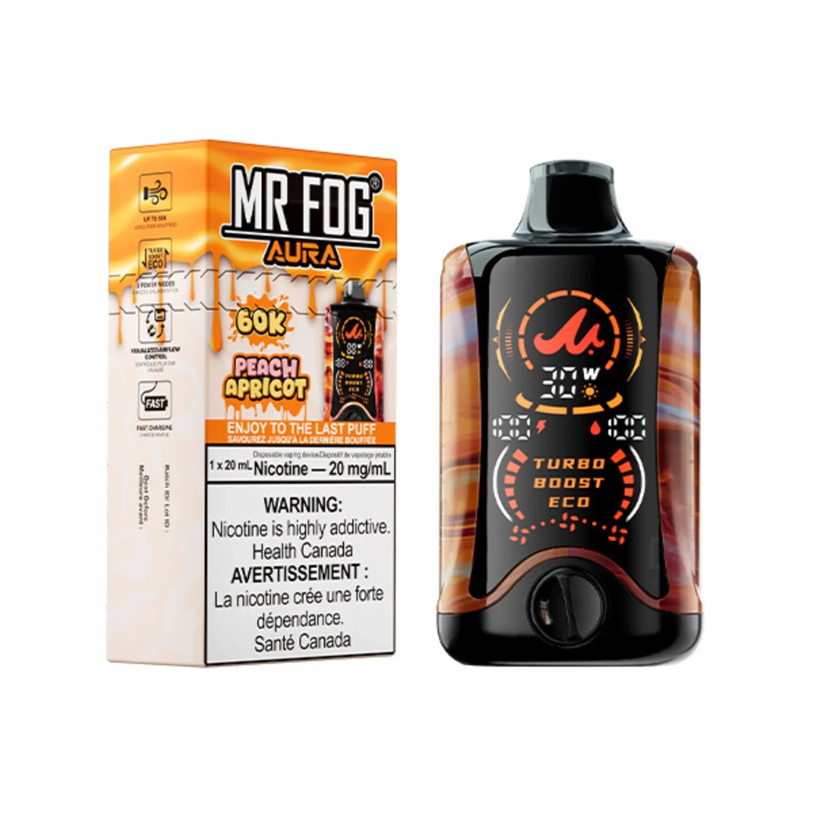 Mr Fog Aura Peach Apricot 60k