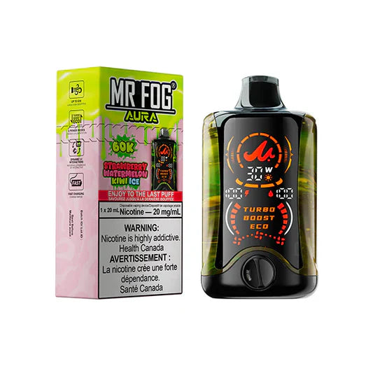 Mr Fog Aura Strawberr Watermelon Kiwi Ice 60k