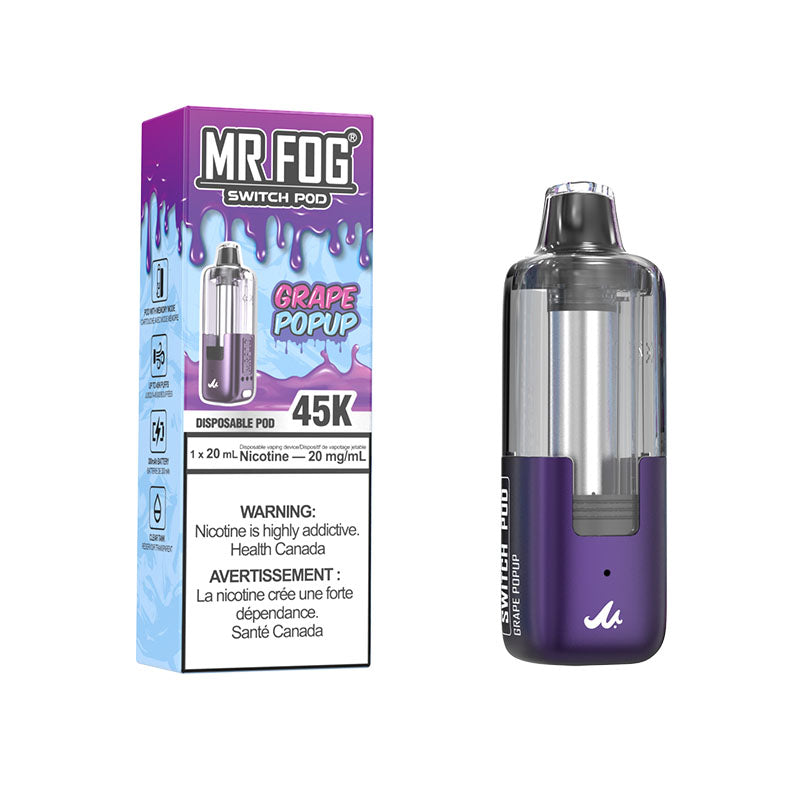 Mr Fog Switch Pod 45k Grape Pop Up
