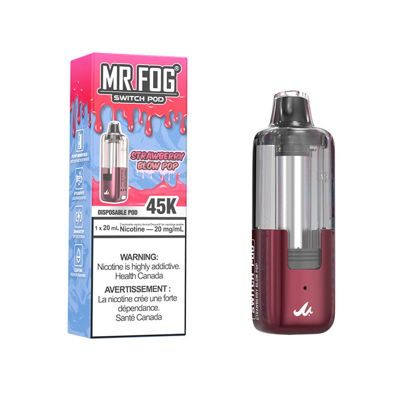 Mr Fog Switch Pod 45k Strawberry Blow Pop