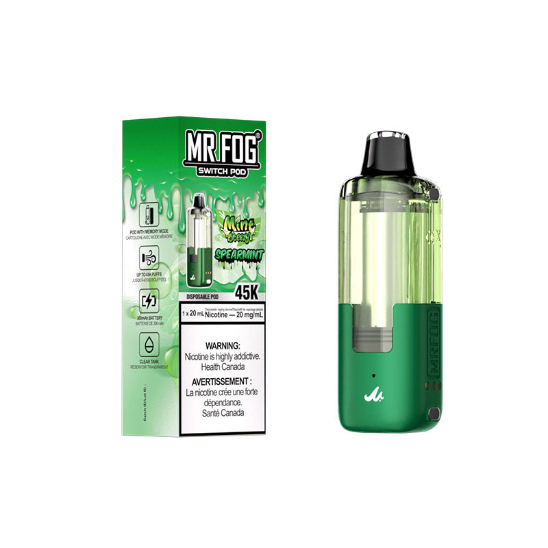 Mr Fog Switch Pod 45k Mint Steezy Spearmint