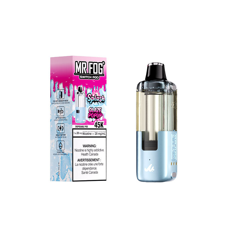 Mr Fog Switch Pod 45k Splash Glaze Popup