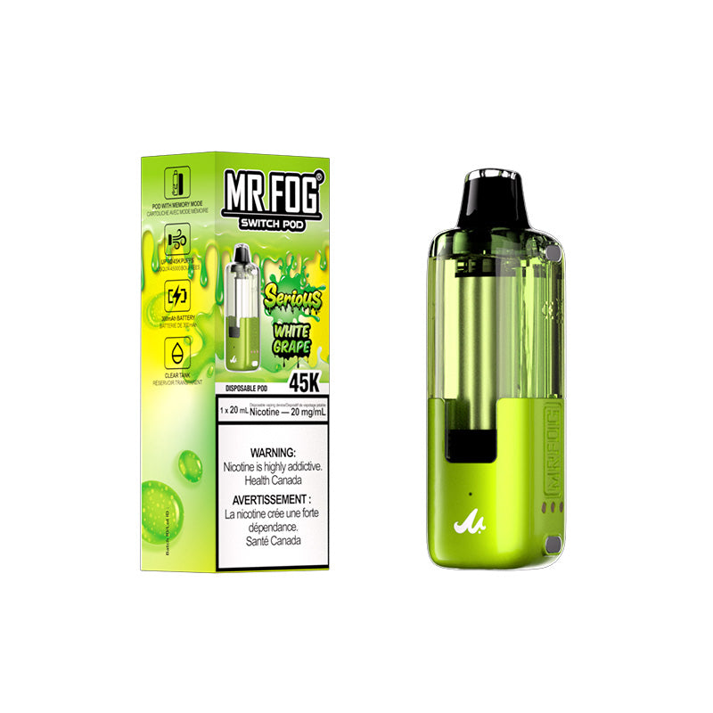 Mr Fog Switch Pod 45k Serious White Grape